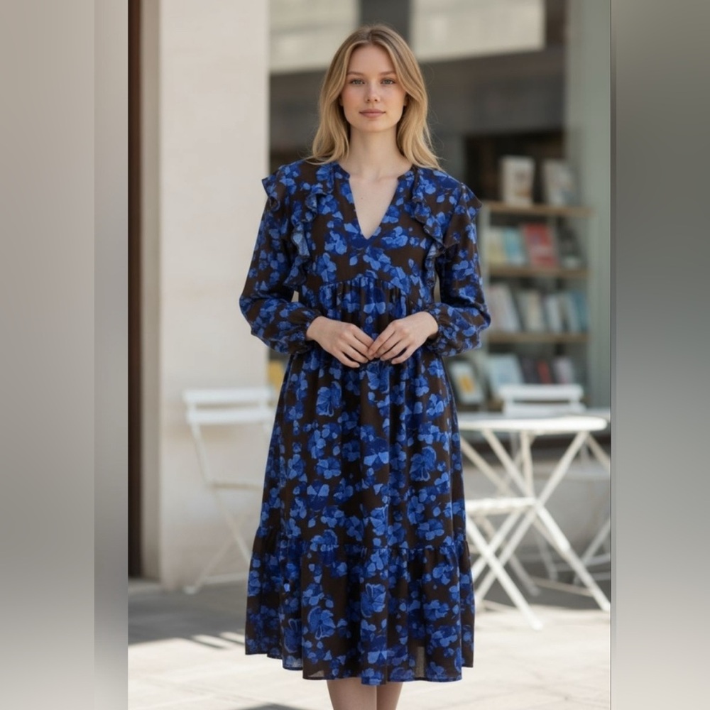 A New Day Floral Midi Dress